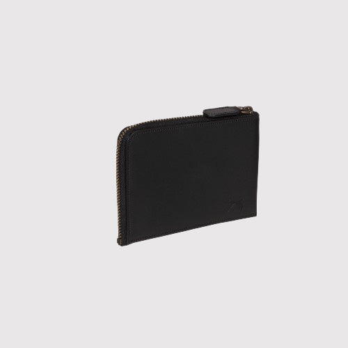 Portefeuille zippé compact